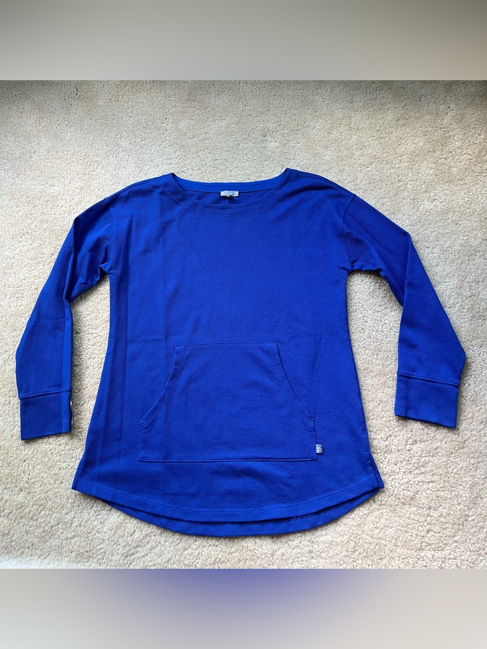 T by Talbots Blue Tunic Style Top - Size S - VGUC - Cotton/Polyester Blend